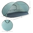 Pop Up Beach Tent with UV Protection and Ventilation Window Water and