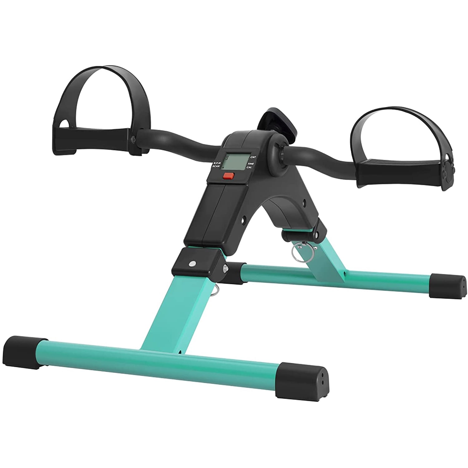 Pedal Mini Exerciser, Folding Portable Exercise Bike Foot Peddler Under Desk Bike Arm and Leg