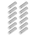 thumbnail image 3 of 12 Pcs Remplacement Aimant pour Guitare Électrique Colonnes Magnétiques en Métal Argent, 3 of 14