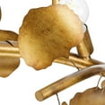 thumbnail image 4 of Progress Lighting, Laurel Collection, 7-Light Chandelier, Gold Ombre, Handcrafted Leaves, Steel, 4 of 9