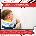 thumbnail image 5 of Mighty Melt Adhesive Remover | For Sticky and Gooey Messes | Removes Glue, Stickers, Labels, Tape, Decals Crayons, Wax, Tar & More | Safe for Surfaces | Fresh Citrus Scent (125ml / 4.2oz), 5 of 8