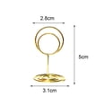 thumbnail image 6 of Dujiujun 20Pcs Heart Round Shape Table Number Holders Tables Cards Stand Name Menu Clips Wedding Anniversary Decor, 6 of 8