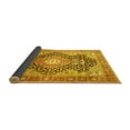 thumbnail image 2 of Ahgly Company Indoor Square Medallion Yellow Traditional Area Rugs, 6' Square, 2 of 4