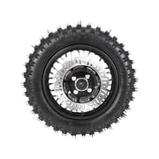 Rear 3.00-10 Dirt Bike Tire, 3.00-10 Tire 10 Tire Rim Wheel Assembly 80/100-10 for CRF50 XR50 SSR Apollo 50cc 70cc 90cc 110cc Pit Dirt Bike Mini Trail Monkey Razor