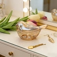thumbnail image 4 of Creatine Elegant Bird Shaped Glass Jar With Lid For Home And Small Item Storage, 4 of 5