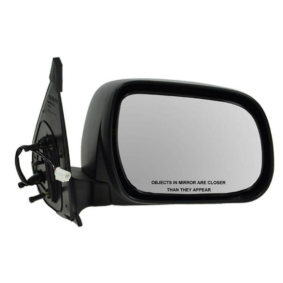 TRQ Power Matte Black Folding Mirror Passenger Right for Toyota Tacoma Truck MRA08311
