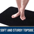 thumbnail image 4 of Buganda Dog Door Mats and Rugs, Washable Mat for Dog Paws, Absorbs Moisture and Dirt, Chenille Indoor Door Mats, 40x32, Black, 4 of 8