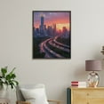 thumbnail image 4 of Paint By Numbers Kit for Adults Beginner - City Skyline Sunset Road View DIY Canvas Painting Kits for Adults, Frameless Paint By Number for Adults for Home Wall Decor 16x20 Inch, 4 of 7