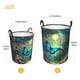 thumbnail image 3 of Balery Enchanted Forest Butterfly A Cesta de ropa redonda con asas, impermeable, independiente, para ropa, juguetes, dormitorio y familia-Medium, 3 of 6