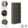 thumbnail image 5 of BESTAR Universel 30W Standard 5 Shelf Bookcase in silver maple, 5 of 10
