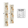 thumbnail image 6 of Yayeee Table Runner 90 inches Long Home Kitchen Dinning Party Decoration, Beige Fall Books, 6 of 7