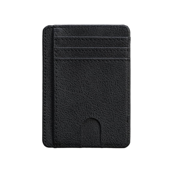 Slim RFID Blocking Credit Card Holder Wallet – Minimalist Front Pocket ID Case with Multiple Slots, Premium PU Leather, Ultra-Thin Design for Men & Women, Compact Travel Gift for Work & Daily Use,1Pc