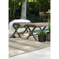 thumbnail image 5 of Momeni Hampton Geometric Natural Indoor Outdoor Rug 6'6" X 9', 5 of 13