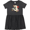 thumbnail image 3 of Inktastic 3rd Birthday Outer Space Theme Girls Toddler Dress, 3 of 5