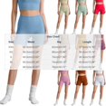thumbnail image 4 of AHTJRT High Waisted Women Biker Shorts Buttery Soft Elastic Tummy Control Shorts Lightweight Breathable Gym Yoga Workout Short Pants, 4 of 6