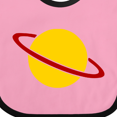 thumbnail image 4 of Inktastic Cute Saturn Boys or Girls Baby Bib, 4 of 4