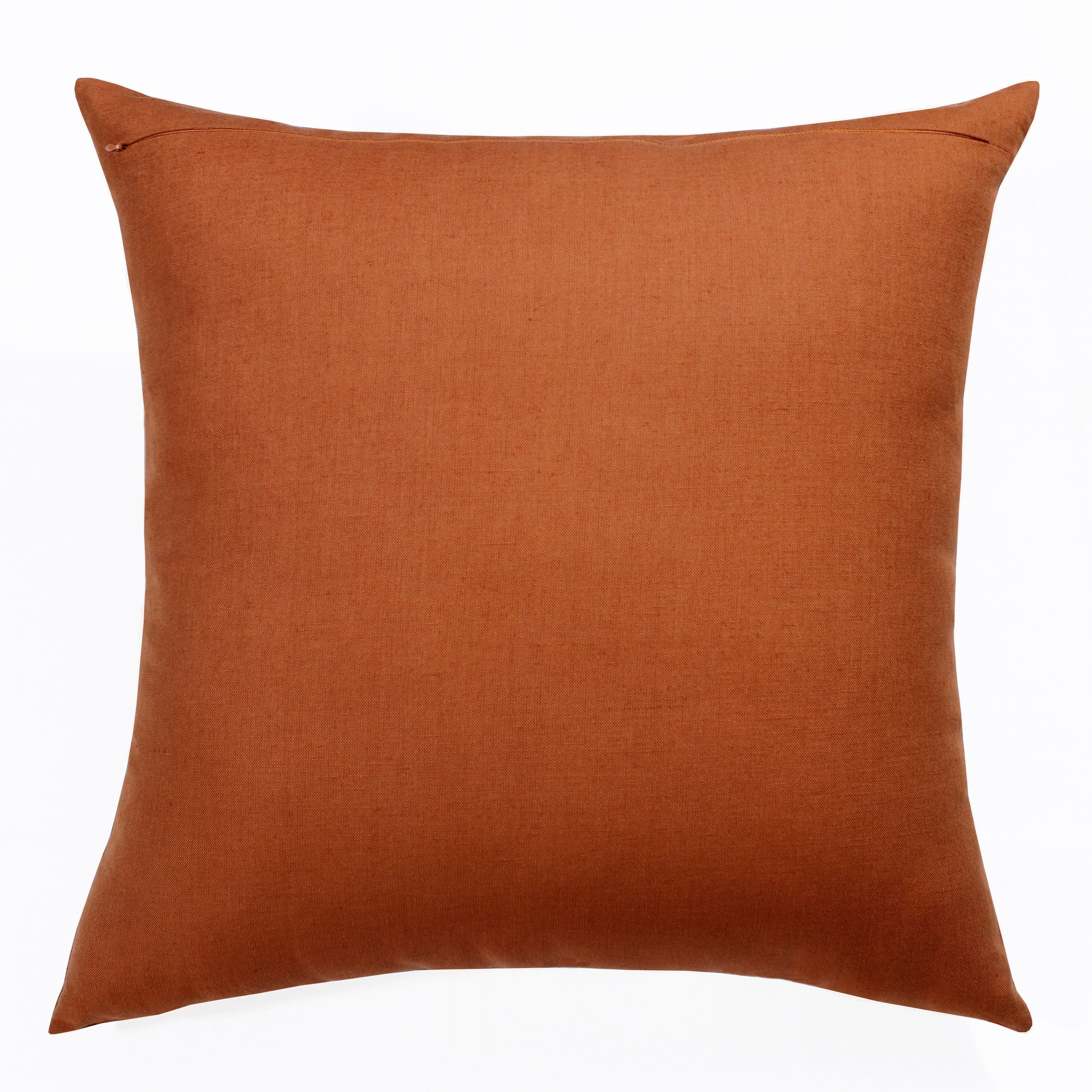 Ox Bay Euro Hand-Woven Striped Linen Throw Pillow, 20" x 20"