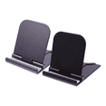 thumbnail image 2 of Foldable Portable Grey Tabletop Tablet Support 2Pcs 3.1x2.4in, 2 of 5