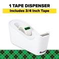 thumbnail image 3 of Scotch White Tape Dispenser, Includes Tape, Holds up to 1" Core, 1 Dispenser, 3 of 10
