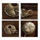 thumbnail image 5 of Candelabro cónico vintage de metal, latón plateado bronceado, estilo antiguo para decoración de mesa navideña, 1 unidad, 10 x 5,5 cm Rkxzt, 5 of 9