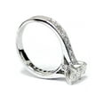 thumbnail image 2 of Pompeii 1 1/3Ct Oval Diamond Engagement Ring 14k White Gold Lab Grown (FG,VS), 2 of 3