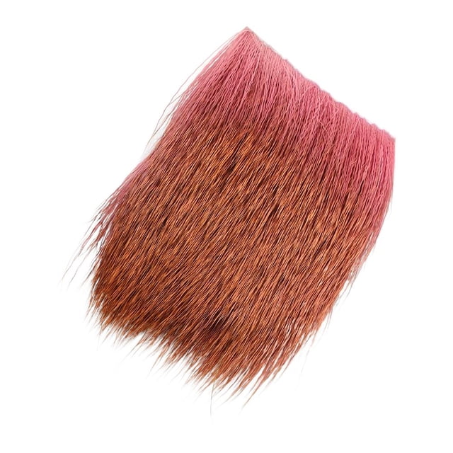 Premium Fly Tying Fur Material, 2x2 Inch Square Natural Brown Texture for Custom Fly Patterns, Superior Buoyancy & Lifelike Action, Essential Fishing Crafting