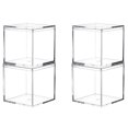 thumbnail image 1 of [Big Clear!]4 Pack Transparent Acrylic Plastic Square Cube Small Acrylic Box With Lid Storage Box Storage Box For Candy Pills And Small Accessories, 1 of 6