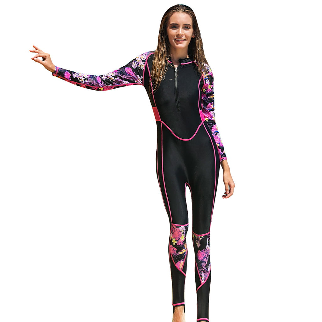 Wetsuits For Wommen In Cold Water3mm Zip Front Super Stretch Diving Suit Swim Surf Snorkeling