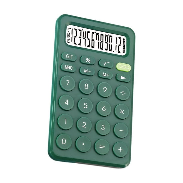 Calculadora de oficina Matsuzay gestión financiera portátil verde