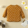 thumbnail image 4 of Bwdbhd Long Sleeve Bodysuits Baby Girl Baby Long Sleeve Bodysuits One-piece Long Sleeve Cotton for Baby Boys Girls Unisex Brown,18-24 Months, 4 of 5
