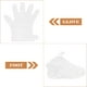 thumbnail image 4 of 1 juego de cubrepiés desechables hidratantes, guantes transparentes desechables, guantes transparentes para pies, 4 of 7