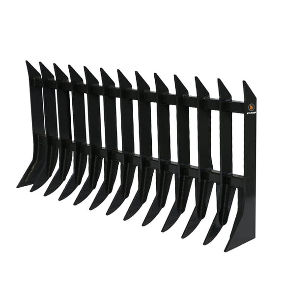 72" SKID STEER Root Rake Attachment for Excavator Tractor