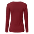 thumbnail image 3 of JJ Perfection Women's Long Sleeve Crew Neck Pullover Sweater with Plus Size, 3 of 3