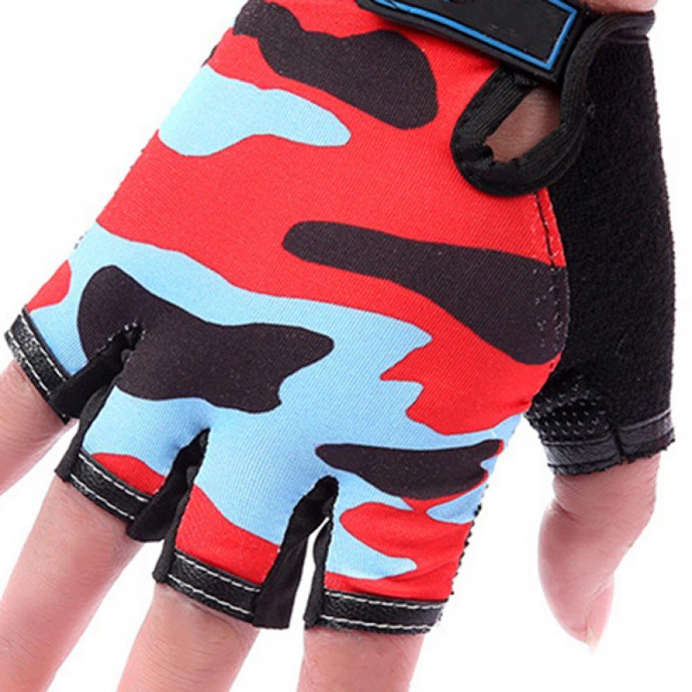 Kids Junior Cycling Gloves Outdoor Sport Road Mountain Bike, Fit Boy
