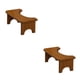 thumbnail image 4 of Bearachild Taburete de baño de bambú, asiento impermeable antideslizante para caca, taburete para adultos embarazadas, orinal para personas Type2 NO2, 4 of 6