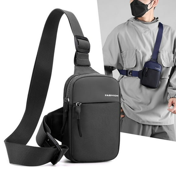 AIGIA Small Sling Bag Men Women Crossbody Bag Fanny Packs Casual Phone Chest Bag Waterproof Backpack for Travel Hiking