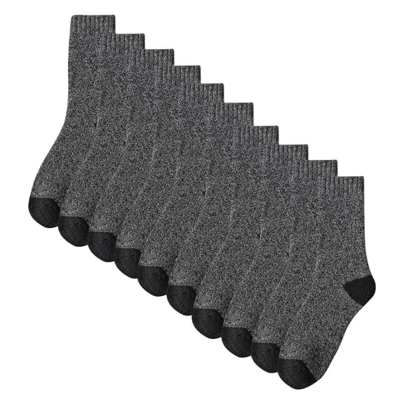5 Pairs Thick Wool Socks Mens, Warm Winter Fuzzy Socks,Soft Wool Hiking Socks Men Moisture Wicking Boot Socks