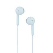 3.5mm Wired Earbuds Earphones with Noise Canceling Microphone (Blue)