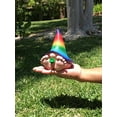 thumbnail image 3 of GlitZGlam BO the "Giant" Rainbow Baby Gnome for the Enchanted Gnome and Fairy Garden (6 Inches Tall) (Rainbow), 3 of 9