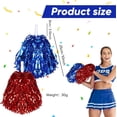 thumbnail image 2 of NOGIS Cheerleader Pompom Dance Party Accessories - 4Pcs Party Dress Cheerleading Gifts - Cheer Gifts Party Set - Dance Costume for Graduation Noise Makers and Sporting Events Makers (Red, Blue), 2 of 7