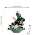 thumbnail image 6 of 1pc Resin Lotus Pond Backflow Incense Burner, Aromatherapy Home Decor (Without Incense), 6 of 6