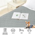 thumbnail image 3 of Smiry Waterproof Dog Couch Covers, Washable Dog Blankets For Sofa & Bed, Reversible Furniture Protector For Pets (30x53 Inch, Grey/Light Grey), 3 of 7