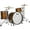 Butterscotch Pearl, variant on Ludwig NeuSonic 3-Piece Pro Beat Shell Pack With 24" Bass Drum Satin Diablo Red