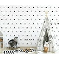 thumbnail image 3 of MoreFarther Peel and Stick Wallpaper Self Adhesive Triangle Wall Paper, 17.71x236.22in, Multicolor, 3 of 5