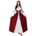 thumbnail image 4 of Costume Spooktacular Creations Renaissance Burgundy para mujer, talla S, 4 of 8