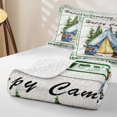thumbnail image 4 of Erosebridal Rustic Camping Adventure Quilt Full,Rustic Country Style Full Bedspread Sets For Boys Kids,3 Pieces, 4 of 7