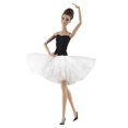 thumbnail image 1 of Vestido De Ballet Hecho A Mano En Tubo De 1/6 Hecho A Mano Para Muñecas De Moda Accesorios De Fiesta Blanco Baoblaze Vestido de ballet de muñeca, 1 of 6