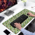 thumbnail image 2 of Long Mouse Pads for Desk,Green Bigfoot and Tree Pattern Desk Mats on Top Of Desks, Desk Mouse Pad Extra Large with 3mm Non-Slip Base and Stitched Edge for Gaming,Office,Work,Home 31.5"x15.7", 2 of 6
