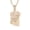 Classic Gold, variant on Iced Out 5A Zircon Jesus Pendant Necklace for Men and Women, 14K Gold Plated Simulated Diamond Bling Cross Hip Hop Necklace