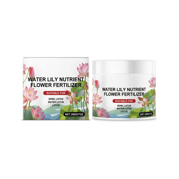 Booster de Plante de Nénuphar Riche en Nutriments, Engrais Aquatique, Stimulateur de Croissance des Fleurs de Lotus, Stimulateur de Floraison, Nourriture pour Plantes d'Étang, Engrais pour Plantes de Nénuphar
